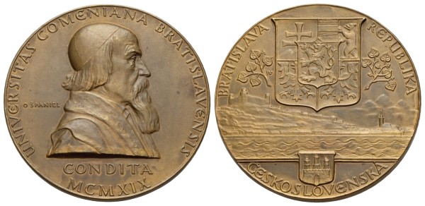 Tschechoslowakei-AE-Medaille-1919-Komensky-Universität-VIA13035