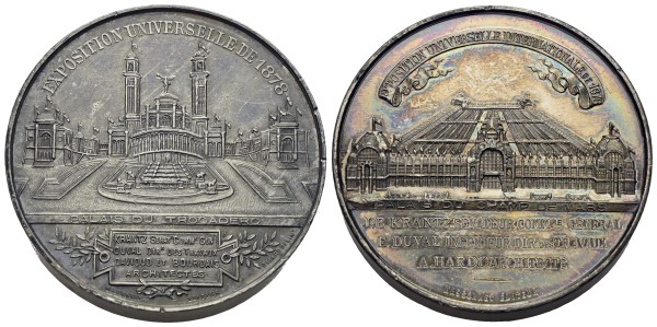 Frankreich-Paris-Weißmetall-Medaille-1878-VIA13066