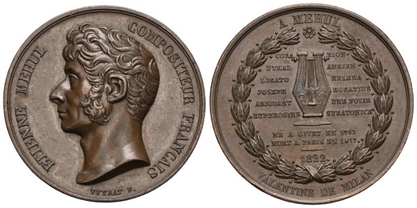 Frankreich-Ludwig-XVIII-AE-Medaille-1822-VIA13233