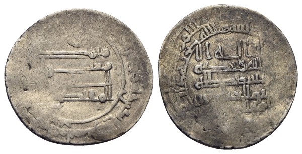 Abbasiden-al-Muqtadir-AR-Dirham-VIA13086